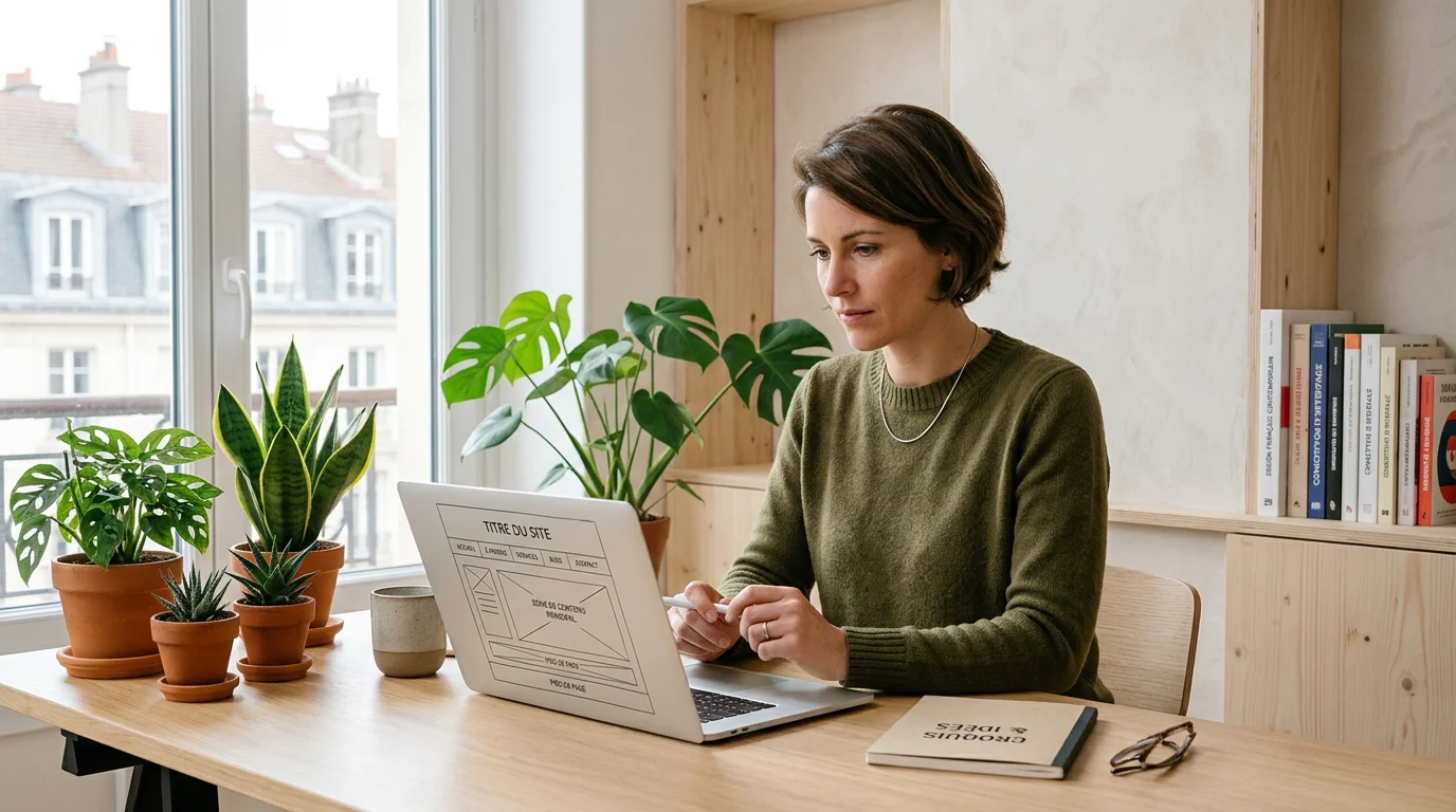 Agence web éco-responsable : le guide complet en 2026 1 Conception d'un site web sobre et éco-conçu sur ordinateur portable