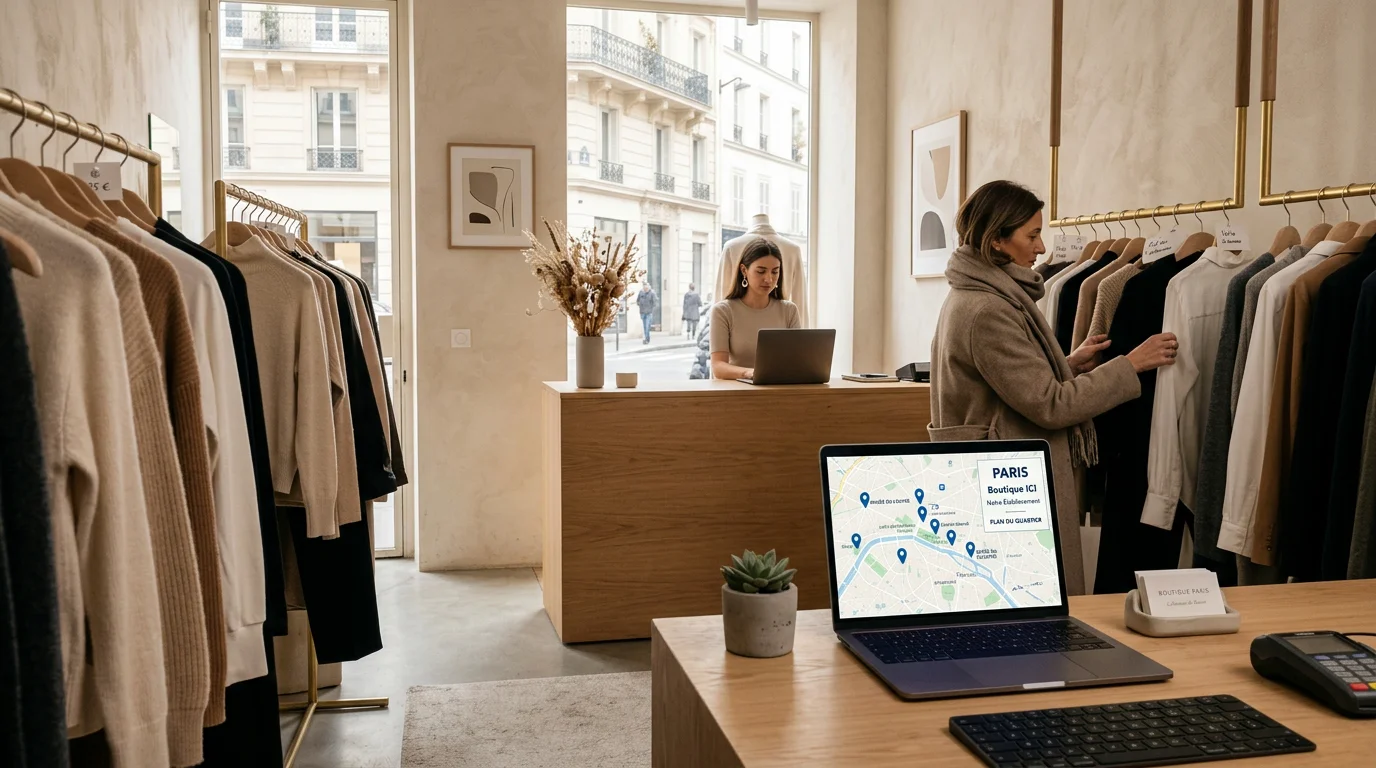 Blog 126 SEO local pour une boutique e-commerce mode à Paris