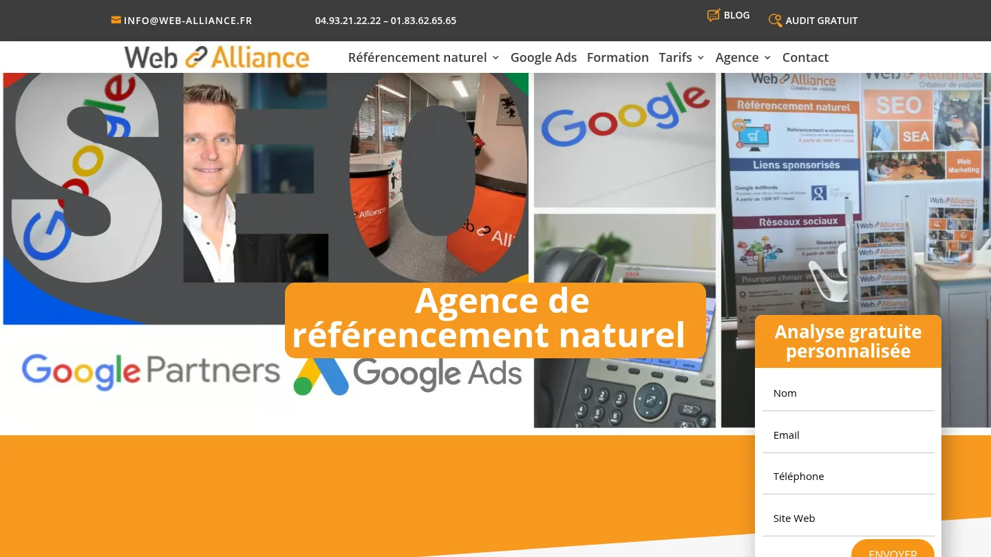 Meilleure agence SEO à Cannes en 2026 : notre sélection 10 Web Alliance