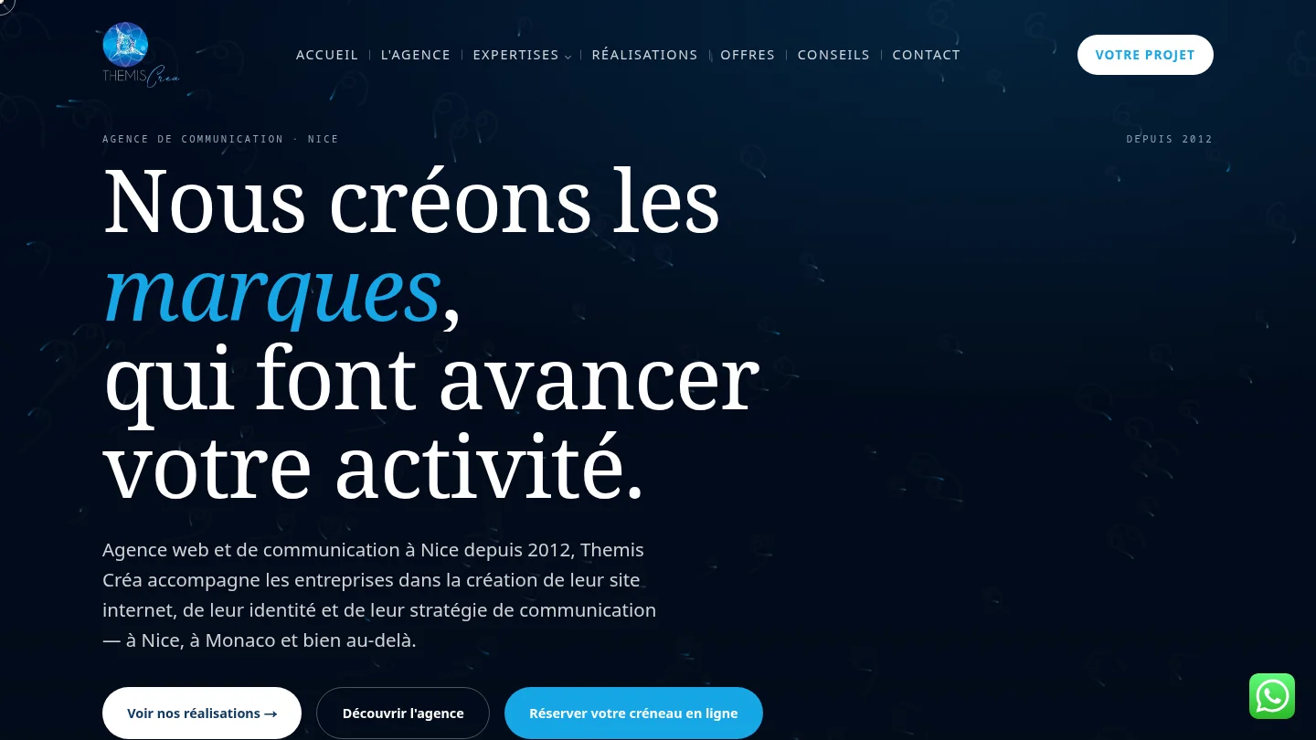 Meilleure agence SEO à Cannes en 2026 : notre sélection 11 Themis Créa
