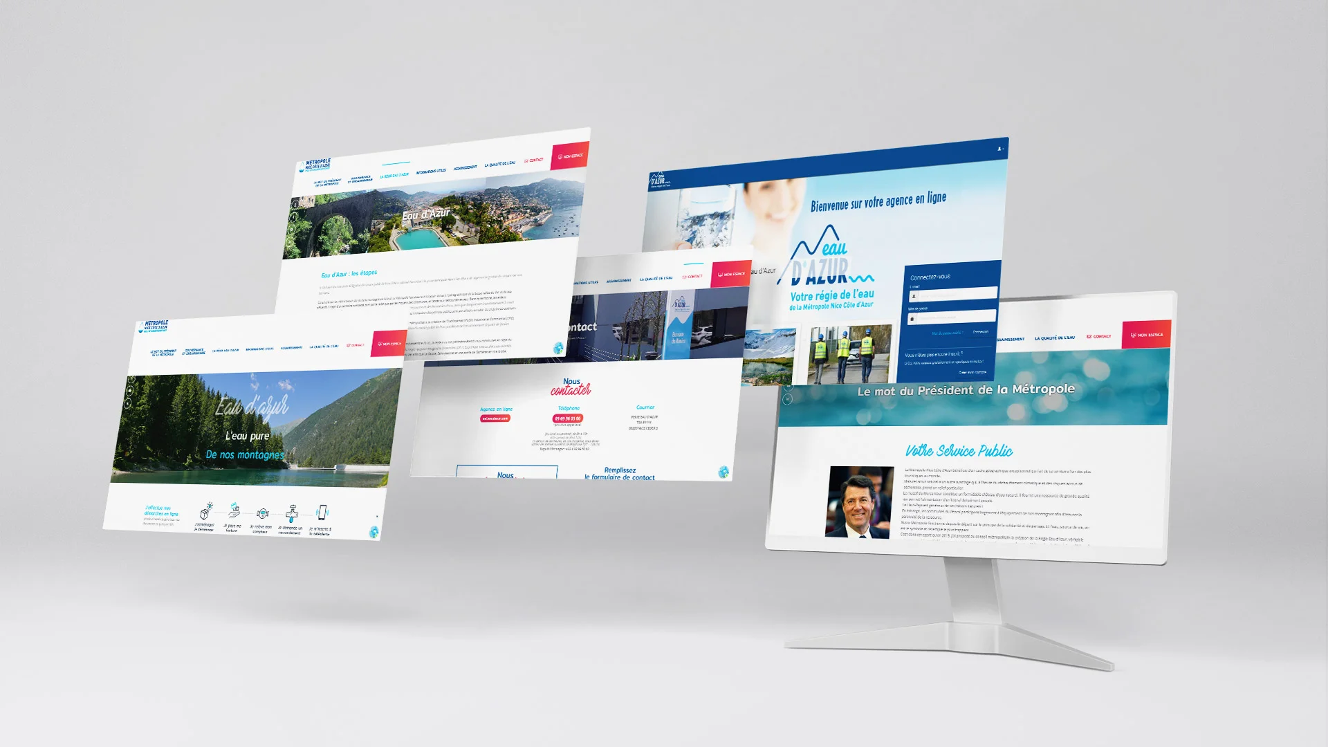 Quel code NAF choisir pour une agence web en 2026 ? 2 Interfaces web présentées sur plusieurs écrans