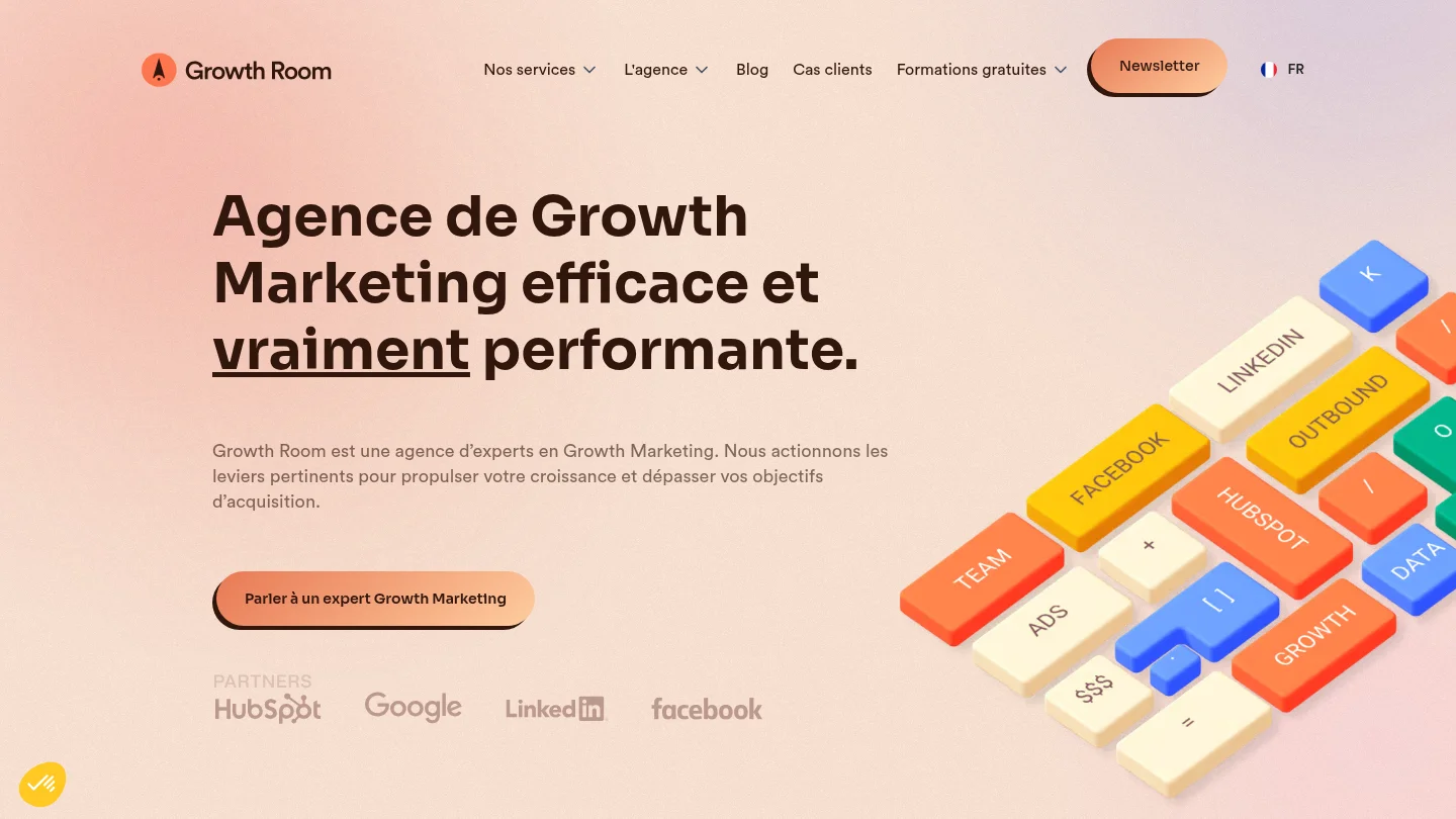 Agence ou consultant Google Ads sur la Côte d’Azur : sélection 4 Growth Room
